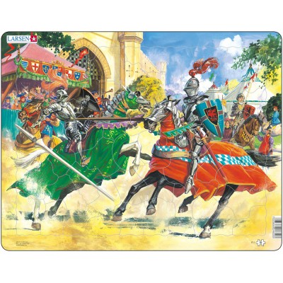 Puzzle 50 pièces Puzzle Cadre Chevaliers (48430)