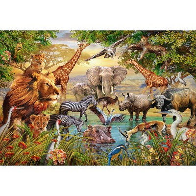 Puzzle 500 pièces Motifs différents paysage animaux images