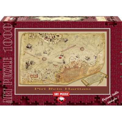 Puzzle Art-Puzzle-4308 La Carte de Piri Reis