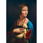 Puzzle  Art-by-Bluebird-60012 Leonardo Da Vinci - Lady with an Ermine, 1489