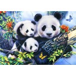 Puzzle  Bluebird-Puzzle-70079 Panda Family