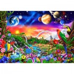 Puzzle  Bluebird-Puzzle-70504-P Cosmic Paradise