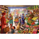 Puzzle  Bluebird-Puzzle-70559-P Village Greengrocer