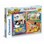  Clementoni-25226 3 Puzzles - Duck Tales