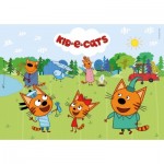 Puzzle  Clementoni-25707 Kids and Cats
