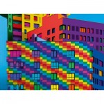 Puzzle  Clementoni-35094 Colorboom - Squares