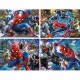 Spiderman - 4 Puzzles Evolutifs (20/60/100/180 Pièces)