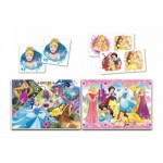 Puzzle   Superkit Disney Princess - 2x30 Pièces + Memo + Domino