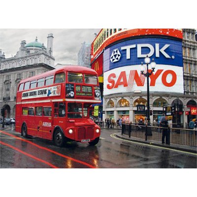 Puzzle Dtoys-64301 Paysages nocturnes - Londres, Piccadilly Circus