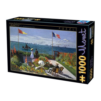 Puzzle Dtoys-74577 Claude Monet - Terrasse à Sainte-Adresse, 1867