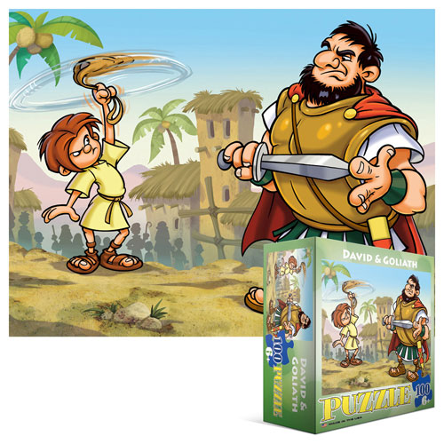 eurographics david and goliath puzzle 100 pieces p