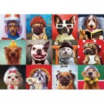 Puzzle  Eurographics-6000-5523 Funny Dogs