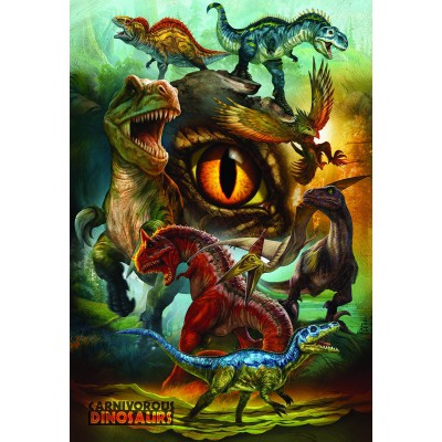 Puzzle Eurographics-6100-0359 Dinosaures carnivores