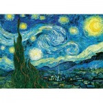 Puzzle  Eurographics-6100-1204 Pièces XXL - Van Gogh Vincent - Nuit Etoilée sur le Rhône