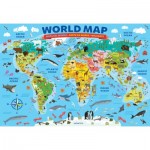 Puzzle  Eurographics-6100-5554 Pièces XXL - Map of the World