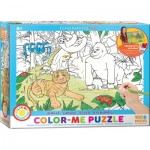 Puzzle  Eurographics-6111-0892 Color Me - Jungle