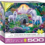 Puzzle  Eurographics-6500-5363 Pièces XXL - Licornes en Terre de Fées