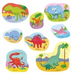   8 Puzzles - Dinosaures (4 à 16 Pièces)