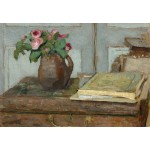 Puzzle  Grafika-F-31172 Edouard Vuillard : La palette de l'Artiste et un Vase avec des Roses, 1898