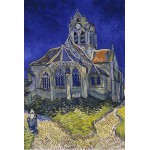 Puzzle  Grafika-F-31680 Vincent Van Gogh : L'église d'Auvers-sur-Oise, 1890