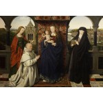 Puzzle  Grafika-F-31847 Jan van Eyck - Virgin and Child, with Saints and Donor, 1441