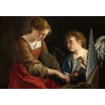 Puzzle   Orazio Gentileschi et Giovanni Lanfranco : Sainte Cecilia et un Ange, 1617/1618