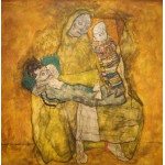 Puzzle  Grafika-00218 Egon Schiele : Mère avec Deux Enfants II, 1915