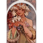 Puzzle  Grafika-00497 Alfons Mucha : La Fleur, 1897