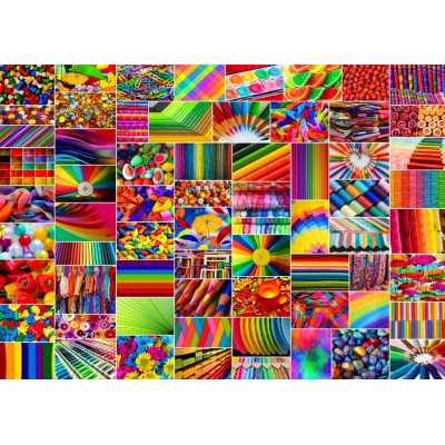 Puzzle Grafika-F-30092 Collage - Couleurs