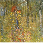 Puzzle  Grafika-T-02205 Gustav Klimt : Jardin au Crucifix, 1911-1912