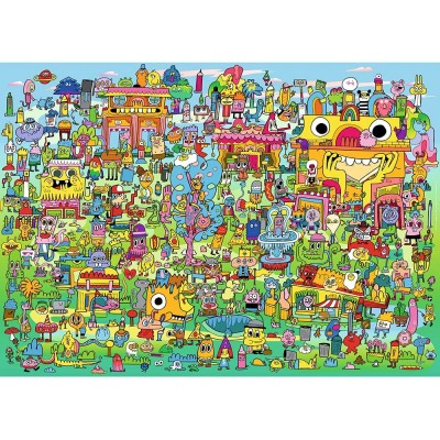 Puzzle Heye-29936 Doodle Village