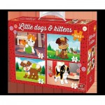 Puzzle  King-Puzzle-05641 Little Dogs & Kittens