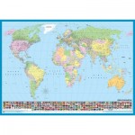 Puzzle  KS-Games-11332 Carte du Monde (en Turc)