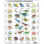  Larsen-HL9-DE Puzzle Cadre - Dinosaures (en Allemand)