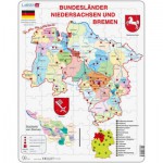  Larsen-K27-DE Puzzle Cadre - Bundesland : Bremen and Niedersachen (en Allemand)