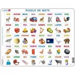  Larsen-LS41-FR Puzzle Cadre - Apprendre à Lire - Des Mots Simples à Partir de 23 Lettres Minuscules (français)