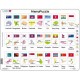 Puzzle Cadre - The Flags and Capitals of 27 Countries in Asia and the Pacific