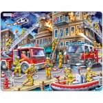  Larsen-US21 Puzzle Cadre - Intervention des Pompiers