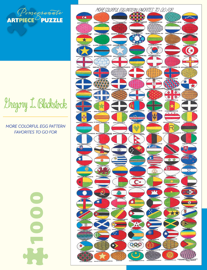 Puzzle Gregory L. Blackstock - More Colorful Egg Pattern Favorites to Go For,