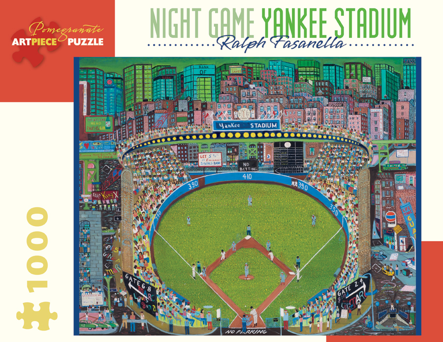 Puzzle Ralph Fasanella - Night Game - Yankee Stadium, 1981 Pomegranate
