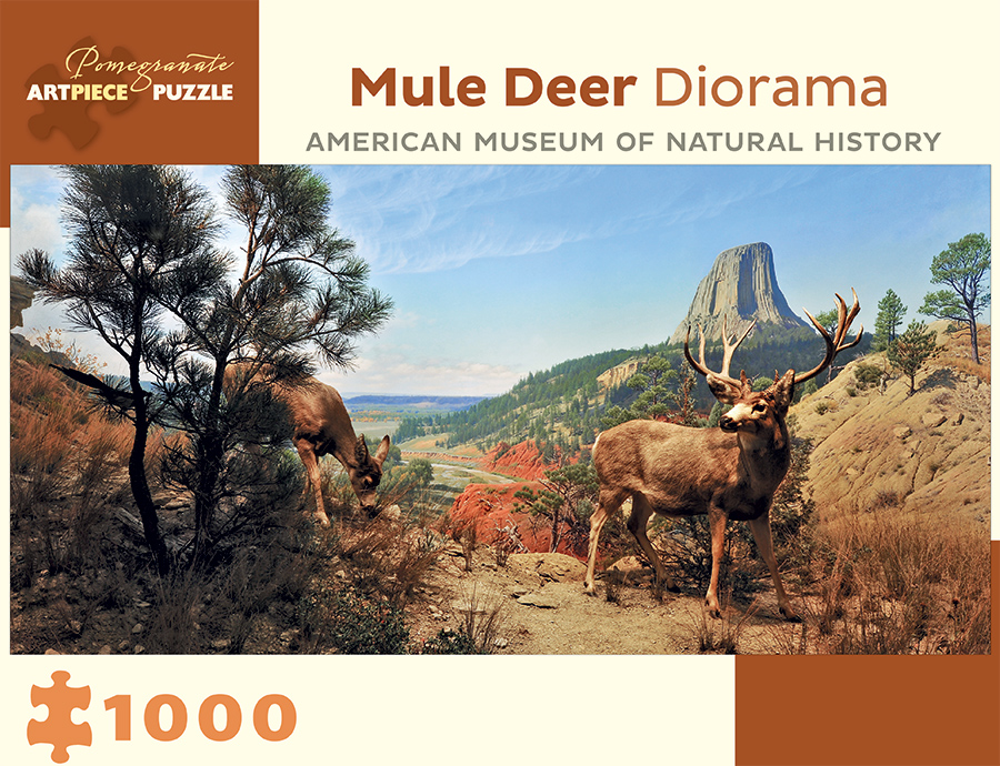 Puzzle Mule Deer Diorama - American Museum of Natural History