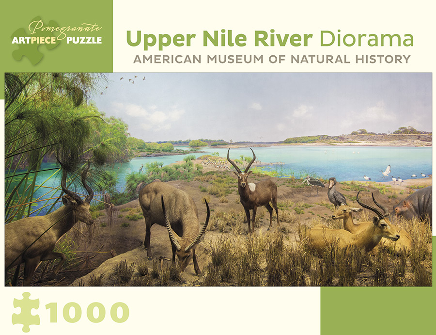 Puzzle Upper Nile River Diorama - 150 Miles Southwest of Lake No, South Sudan