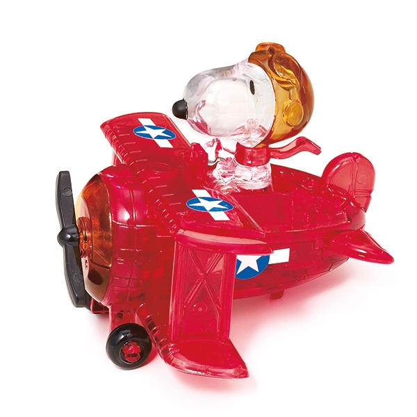 Puzzle 3D en Plexiglas - Snoopy en Avion HCM Kinzel