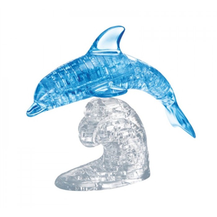 Puzzle 3D en Plexiglas - Dauphin bleu HCM Kinzel