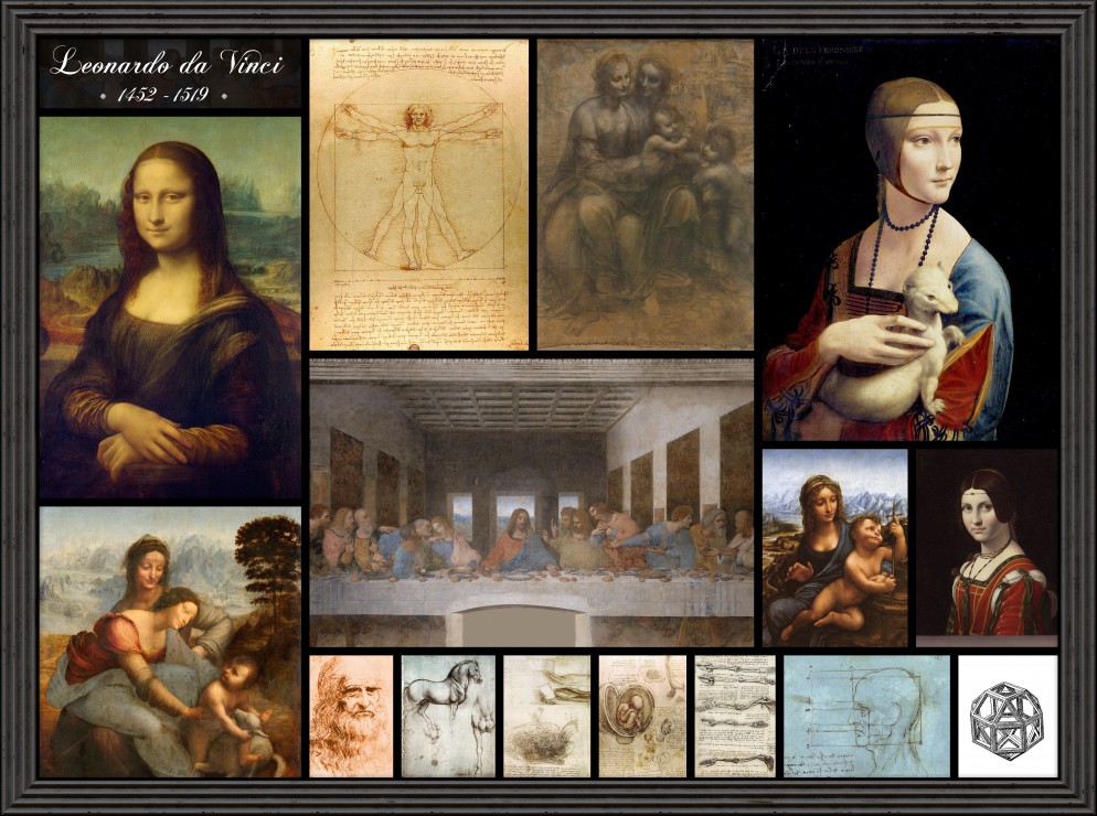 Puzzle Léonard de Vinci - Collage Grafika