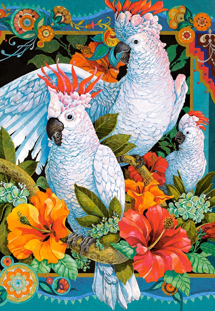 Puzzle David Galchutt - Tropical Trio Castorland