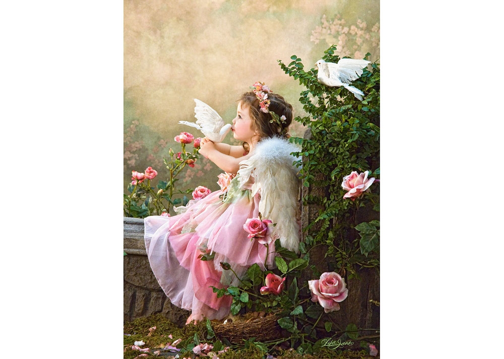 Puzzle Ange et Colombes Castorland