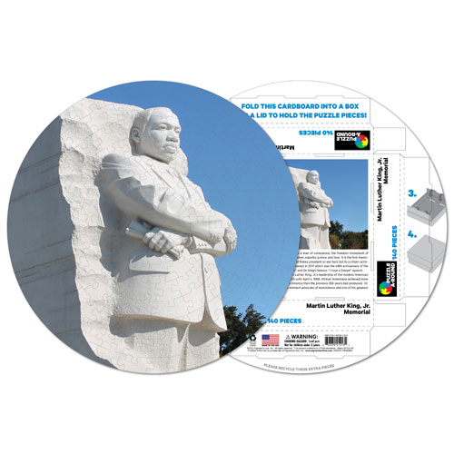 Puzzle Rond déjà assemblé - Mémorial Martin Luther King Pigment & Hue, INC