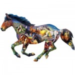 Puzzle  Master-Pieces-72052 Wild Horse