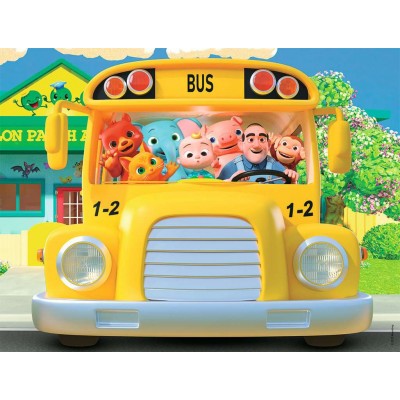 Puzzle Nathan-86156 Dans le Bus de Cocomelon